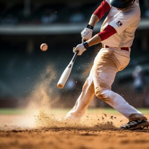Un jugador mostrando 10 artículos esenciales para practicar béisbol