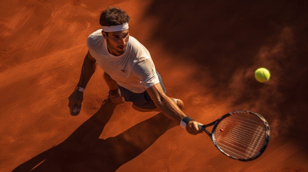Una imagen que muestra a una persona utilizando una raqueta de tennis de Wilson a Yonex